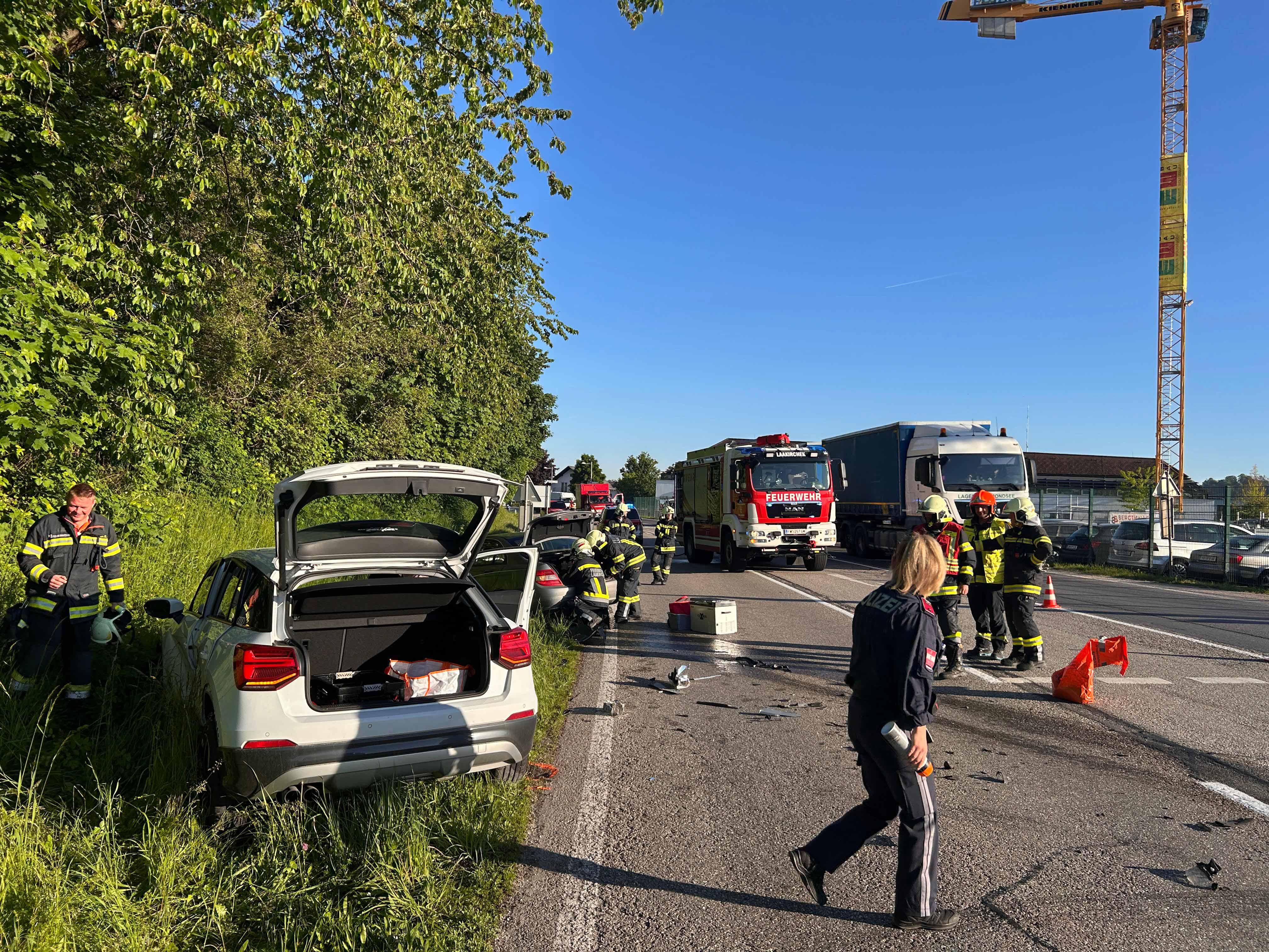 Einsatzfoto Verkehrsunfall ...
