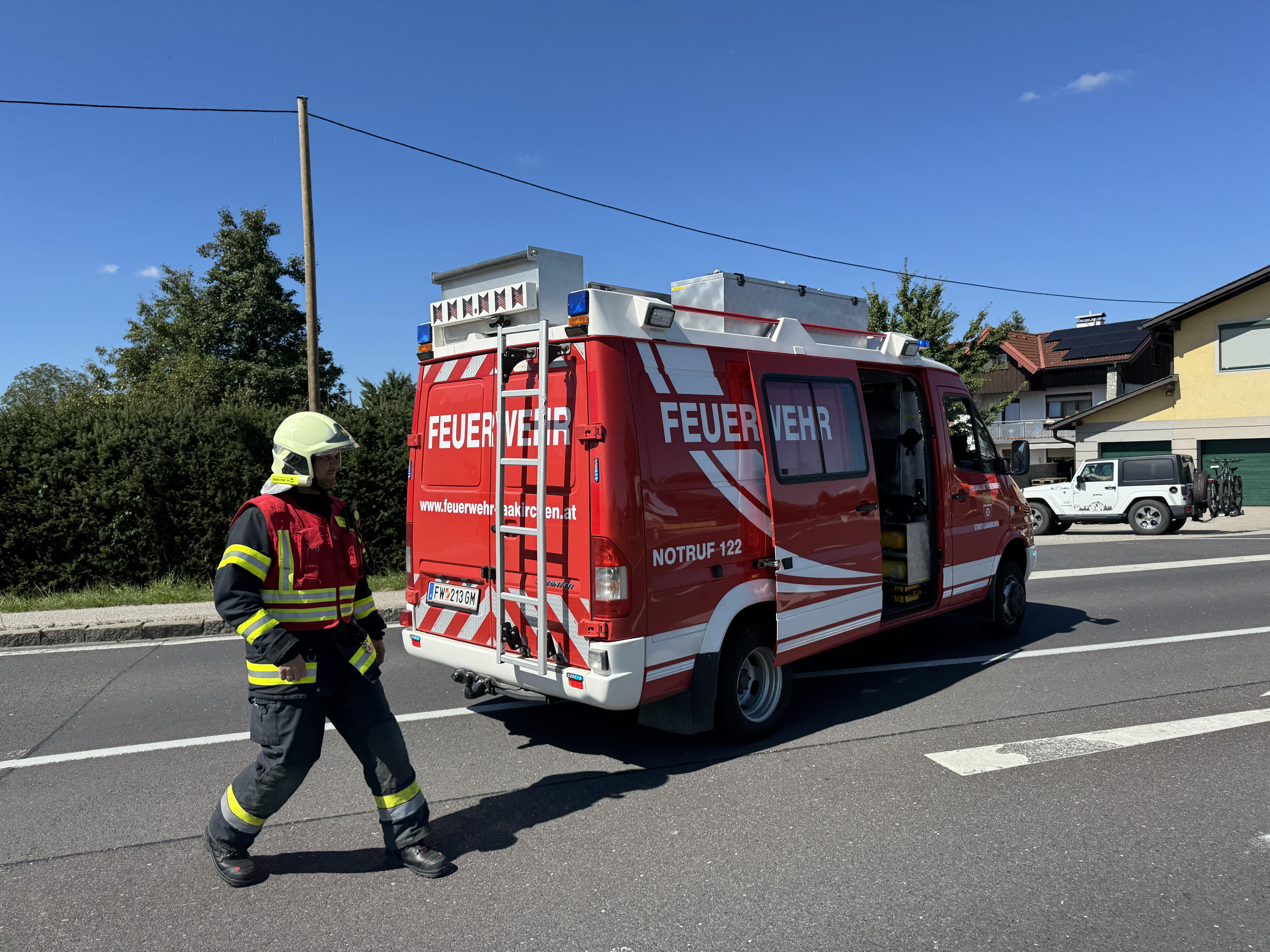 Einsatzfoto Verkehrsunfall ...