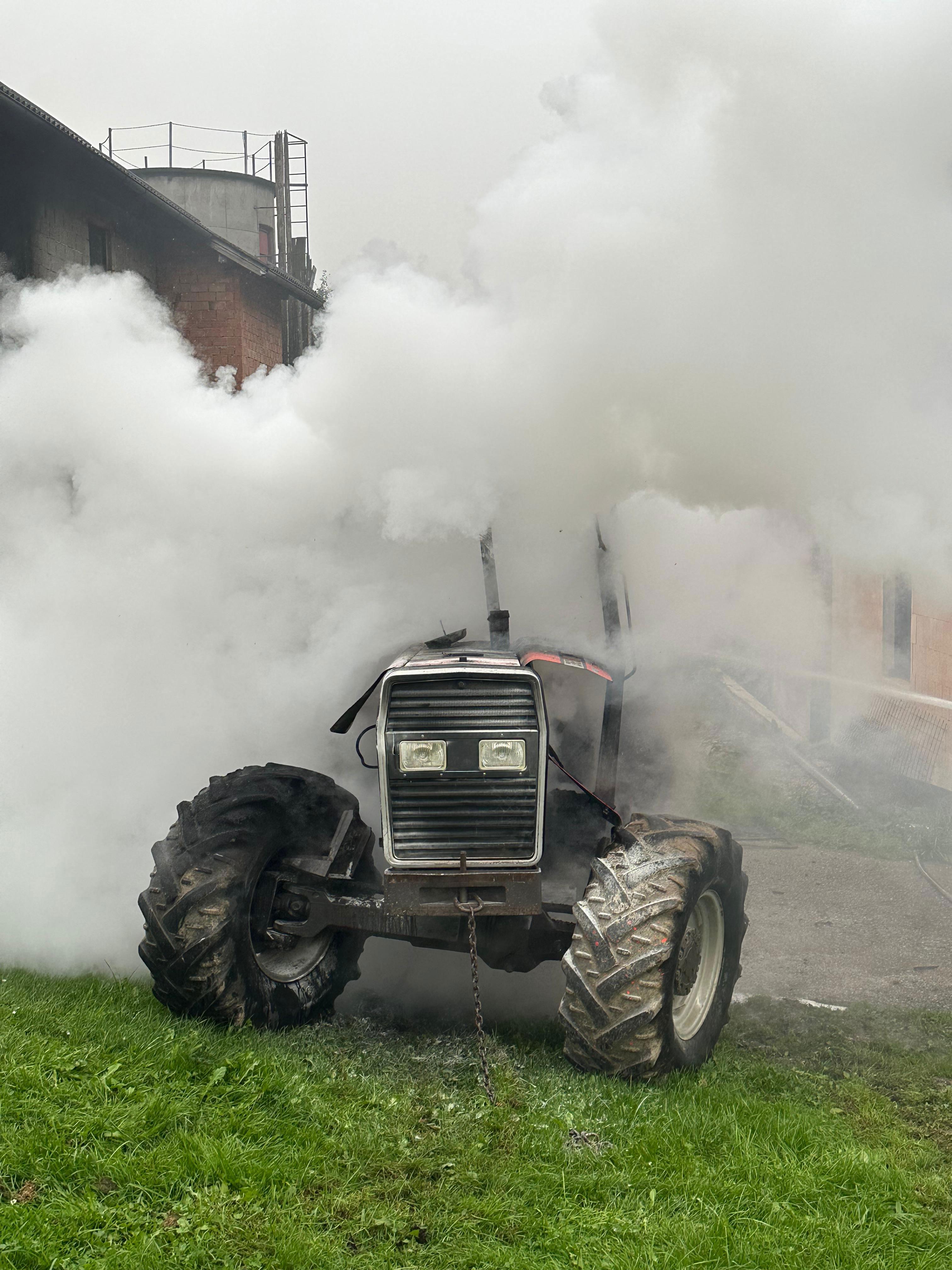 Einsatzfoto Brand Großfahrzeug