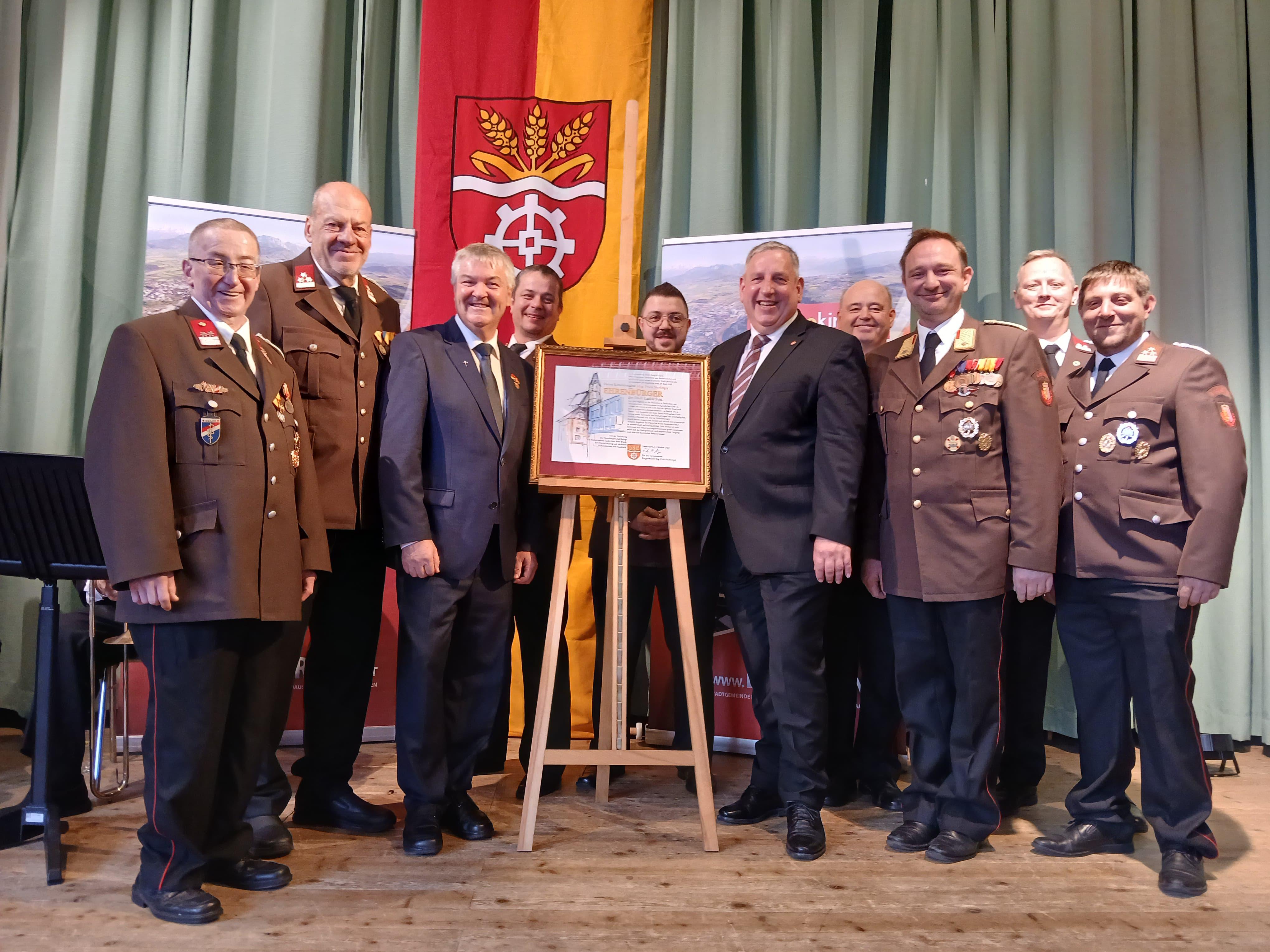 Einsatzfoto Ehrenbürgerfeier