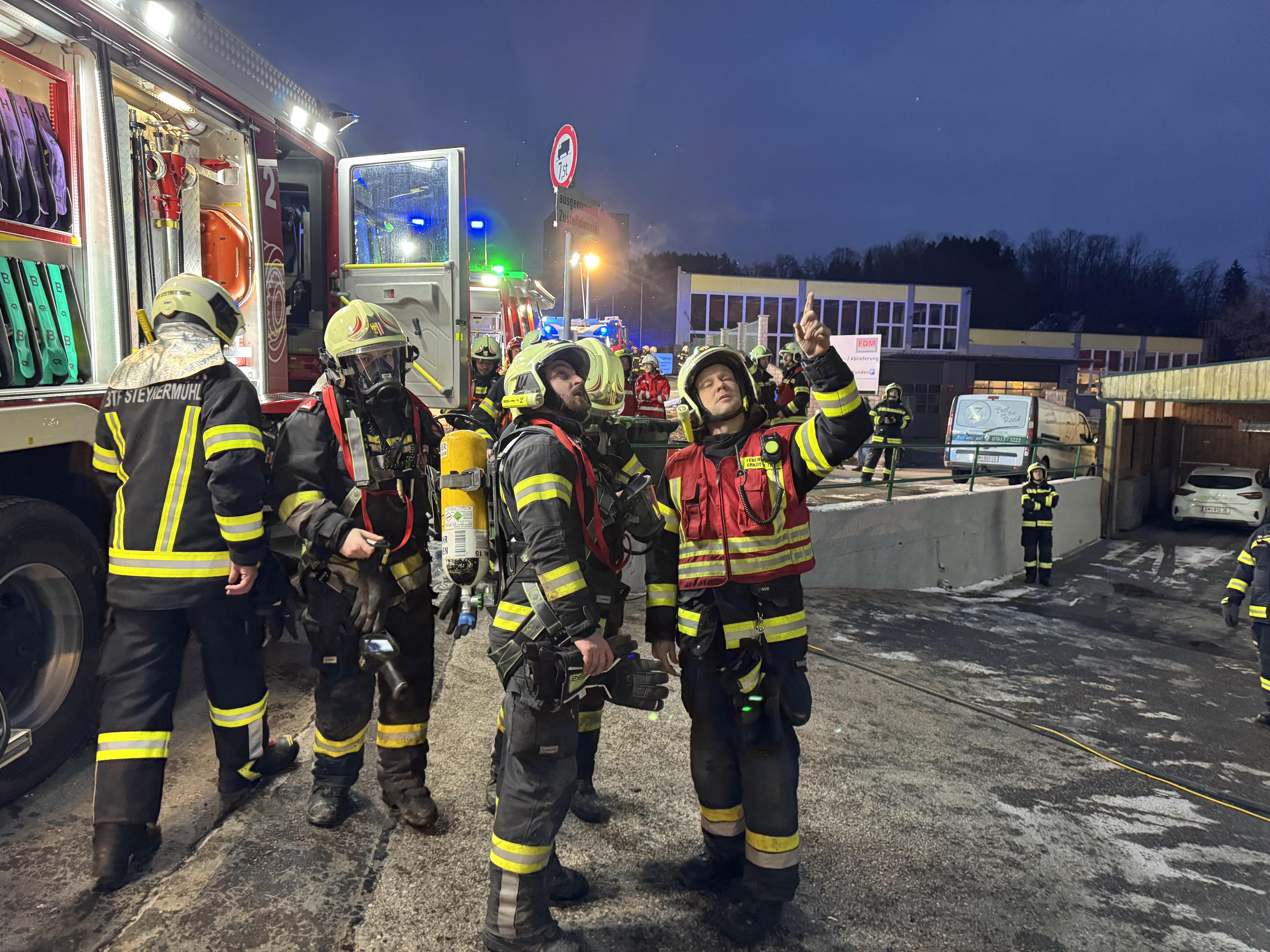 Einsatzfoto Brand Gebäude