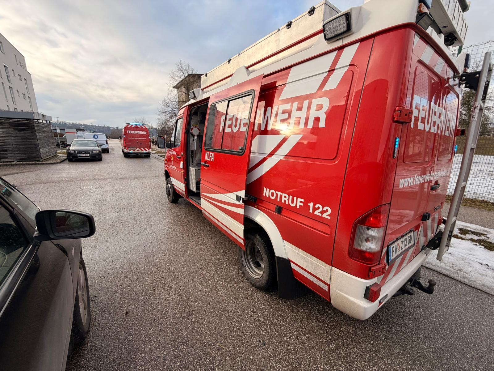 Einsatzfoto Eingeschlossen Person in Lift