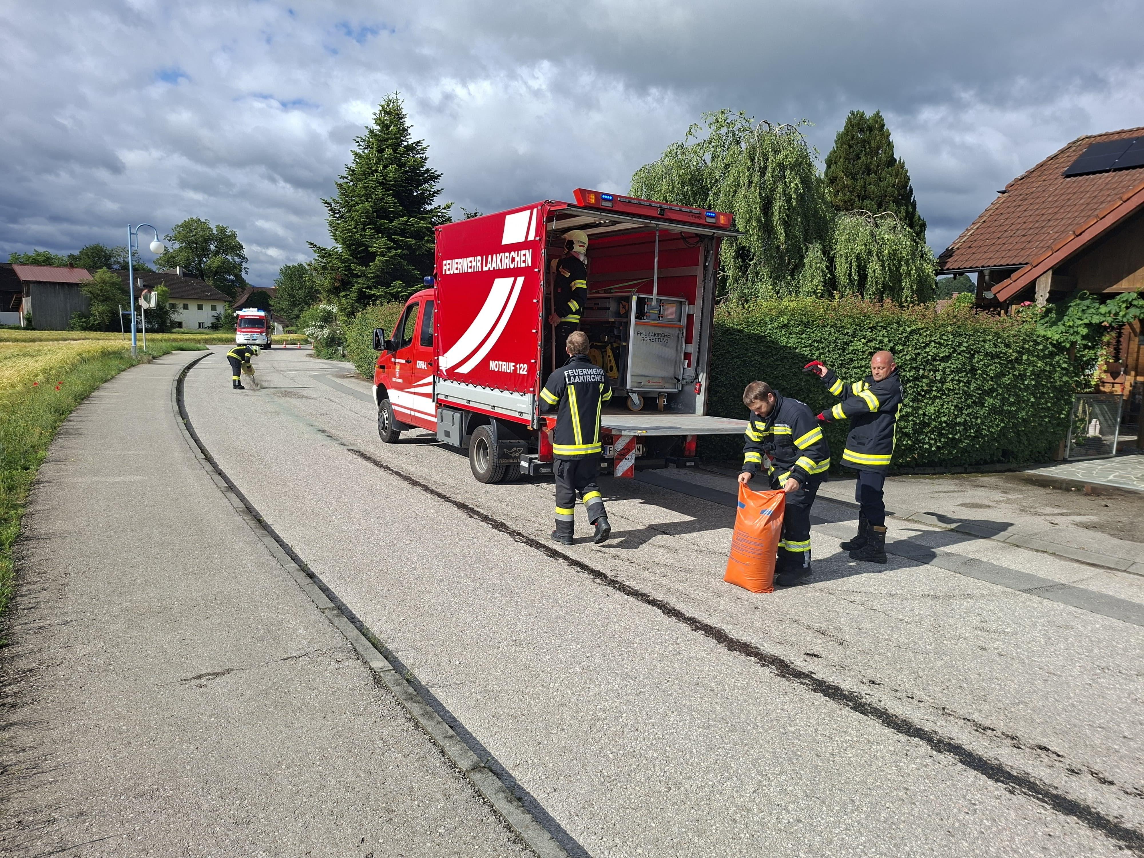 Einsatzfoto Ölspur
