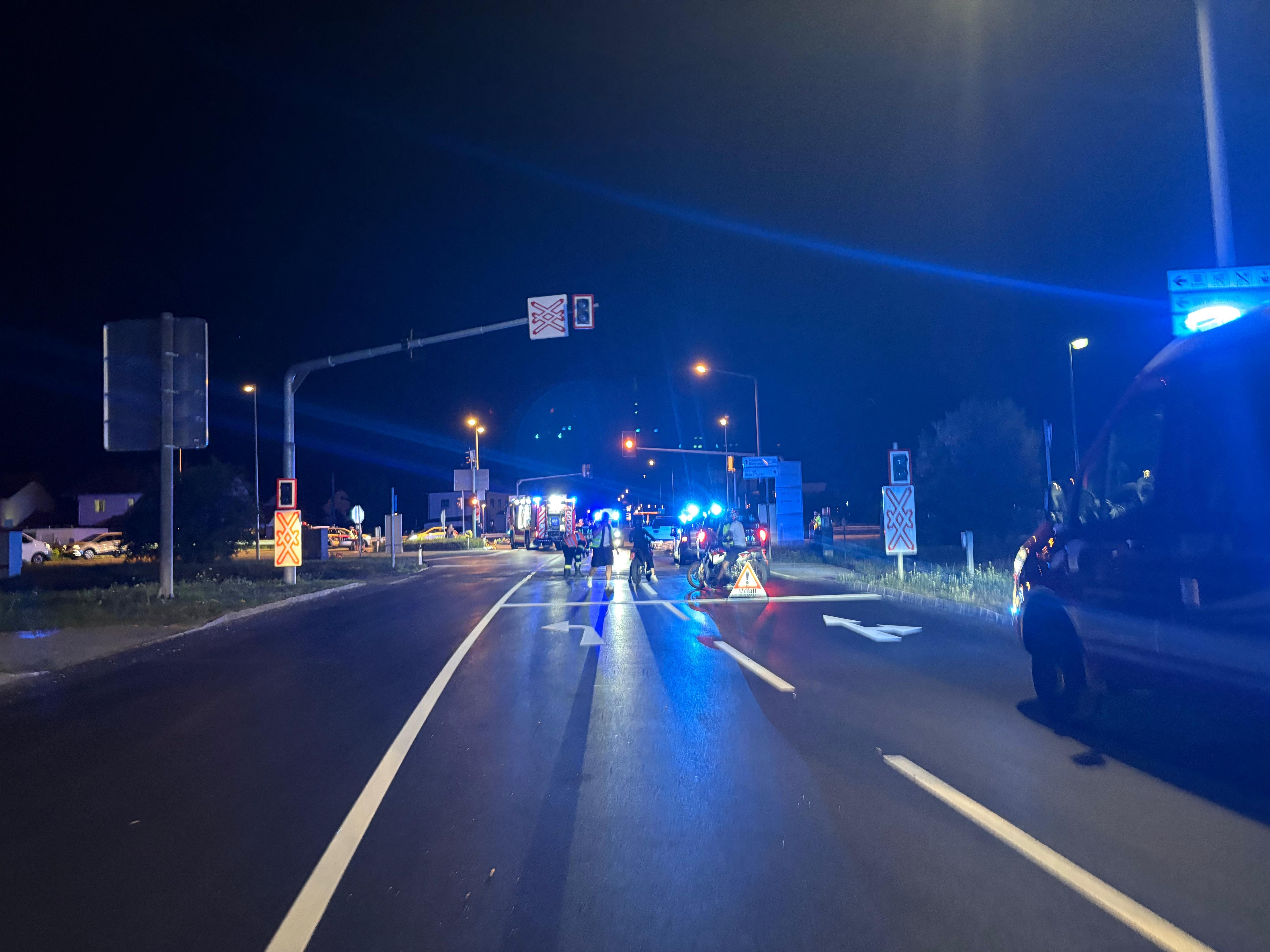 Einsatzfoto Verkehrsunfall ...
